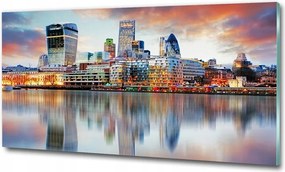 Fotó vászonkép edzett üveg New York éjszaka 100x70