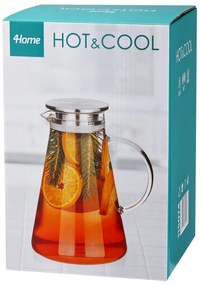 4Home Jug Hot&Cool üveg kancsó fedéllel, 1,8 l