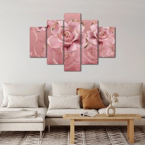 Kép - Virágos dekoráció (150x105 cm)