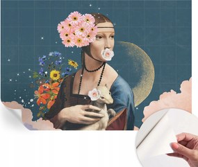 Design fali fotótapéta öntapadós virágos elegancia 152x104