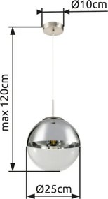 GLOBO 15852 VARUS Modern Függesztett Lámpa IP20