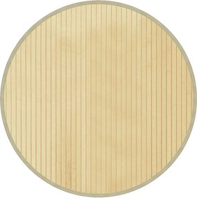 vidaXL kerek világos természetes bambusz szőnyeg 60 cm