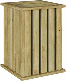 vidaXL Növényágyak dobozok Barna 33 x 33 x 45 cm Impregnált fenyőfa