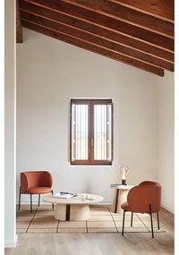 Narancssárga műbőr fotel Mogi - Teulat