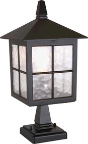 Elstead klasszikus kültéri állólámpa winchester fekete átlátszó IP43 elsbl25-black