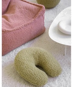 Zöld buklé párna gyerek kanapéhoz U – Wigiwama