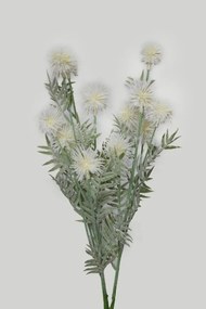 Fehér mű réti virágok 55cm