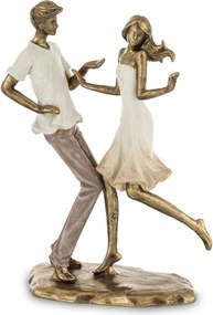 Figura Pár Tánc Szerelem Érzékenység Szerelmesek közelsége boldog ajándék