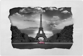 Poszterek 60x40 Púderrózsaszín Franciaországban