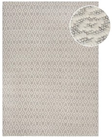 Dream szürke-bézs gyapjú szőnyeg, 120 x 170 cm - Flair Rugs