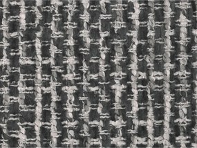 Sötétszürke kárpitozott ágyneműtartós franciaágy ágyráccsal 180x200 cm Solange – Micadoni