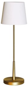 ByRydens 4002740-6501 - Asztali lámpa LUMI 1xE27/8W/230V fehér/arany 68,5 cm