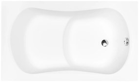 Besco Aria Rehab egyenes kád 120x70 cm fehér #WAR-120-PA