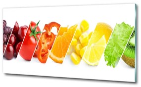 Fali üvegkép Gyümölcsök és zöldségek osh-106881657