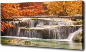 Vászonkép Őszi vízesés 100x70 cm