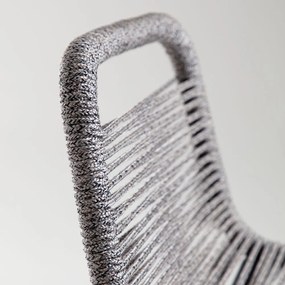 Glenville sötétszürke acélszerkezetű bárszék, magasság 62 cm - Kave Home