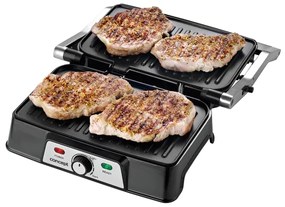 Concept ge2005 - Kontakt grill 1500W/230V rozsdamentes/fekete
