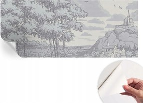 Divatos öntapadós fali tapéta Furnér Mesebeli táj 250x104 cm