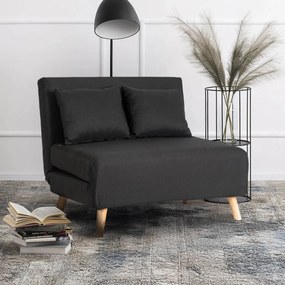 Ágyazható Fotel Fekete Színben. MARRY 2