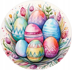 Kerámia poháralátét x4 Húsvéti tojás minta7