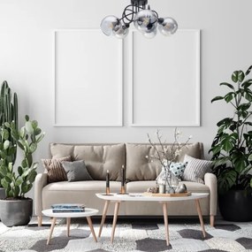 Felületre szerelhető csillár LATIL 5xE27/60W/230V fekete