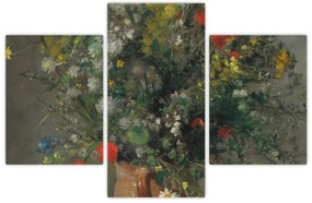 Kép - Auguste Renoir,  Flowers in a Vase, reprodukciók (90x60 cm)