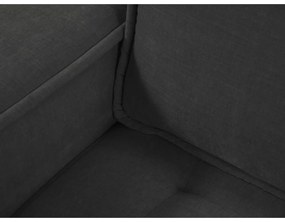 Fekete kanapé 212 cm Mike – Micadoni Home