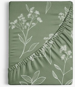 Goldea pamut gumis lepedő - gyógynövény levelek 80 x 160 cm