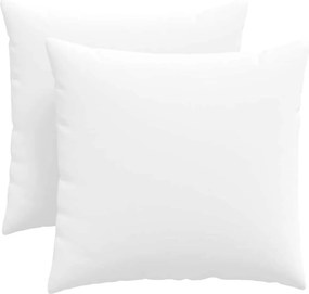 vidaXL Kanapé párnák 2 pcs Fehér 45 x 45 cm szövet