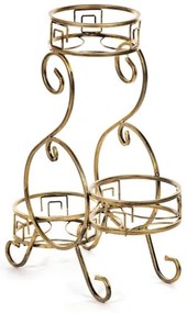 Virágállvány 64x60 cm arany színben