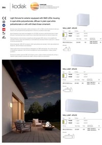Redo 90329 - KODIAK LED kültéri lámpa, 12W, 230V, 4000K, 30 cm, IP65, fehér