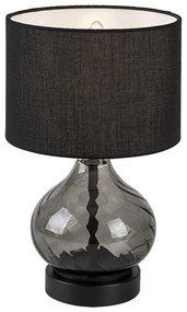 Rabalux 74034 - Asztali lámpa PIRELO 1xE14/25W/230V füstös