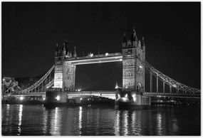 Poszterek 155x105 Fekete-fehér Tower Bridge
