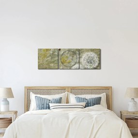 Kép - A szél által hordozott pitypang (órával) (90x30 cm)