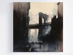 Canvas Város New York Brooklyn Híd Brooklyn 40x40