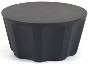 Beton kerek kerti dohányzóasztal ø 60 cm Vilandra – Kave Home