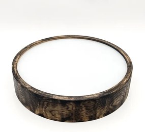 OAK SMOKY mennyezeti lámpa 2xE27/15W/230V, 37,5 cm, tölgy/sötétbarna