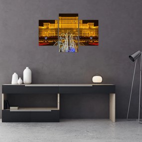 Kép - A Parlament palotája, Bukarest, Románia (90x60 cm)