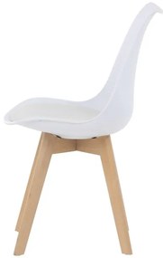 Fehér Műanyag Étkezőszék. CT-X7056 WT