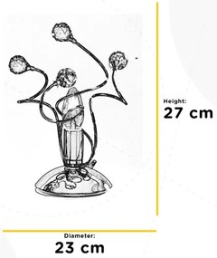 ONLI - Asztali lámpa TRILLY 1xE14/6W/230V