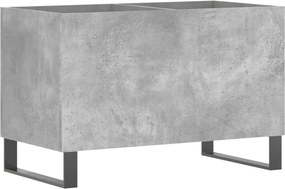 vidaXL betonszürke szerelt fa hanglemezszekrény 74,5x38x48 cm