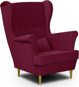 GOLD Füles fotel Piros