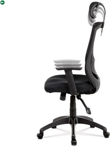 Fekete Hálós Irodai Szék, Szinkron Mechanikával. KA-A186 BK