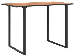 vidaXL Kerti Asztal Barna 100 x 55 x 70 cm faszínű