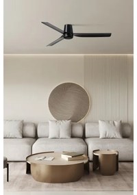 FARO 33830 - Mennyezeti ventilátor PUNT TUB M fekete átm. 130 cm + távirányítás