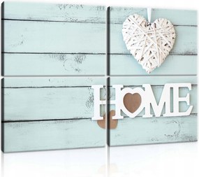 Vászonkép 120x80 Otthon meghittség szerelem család meleg fa fali dekoráció