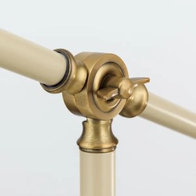 Orion LA 4-1222/1 - Asztali lámpa SCHILLER 1xE27/40W/230V krémes/bronz