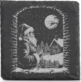 Kő alátét x4 Bögre Mikulás Karácsony Tökéletes Ajándék