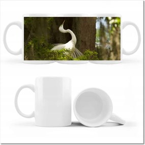 Nyomott mintás bögre Madár Tájkép Kilátás