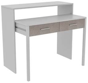 Munkaasztal 88x99 cm fehér/bézs